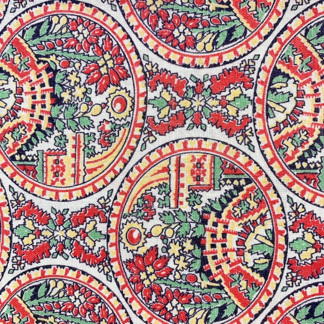 海外で人気の【フィードサック】 1930年代アメリカ製 穀物袋の布地 ヴィンテージ布   UFS-243