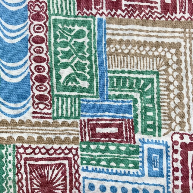 海外で人気の【フィードサック】1930年代アメリカ製  穀物袋の布地  ヴィンテージ布   UFS-253