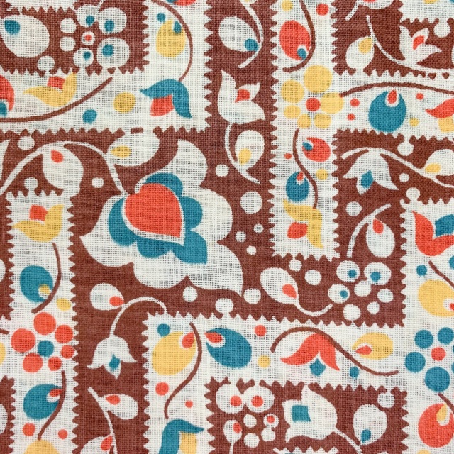 海外で人気の【フィードサック】  1930年代アメリカ製  穀物袋の布地  ヴィンテージ布  UFS-269