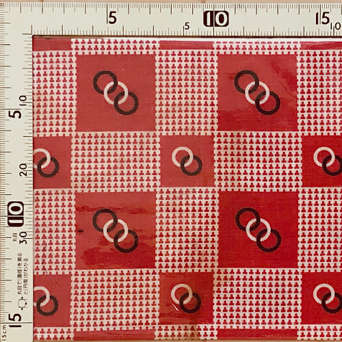 海外で人気の【フィードサック】 1930年代アメリカ製 穀物袋のカットクロス ヴィンテージ布   UFS-143