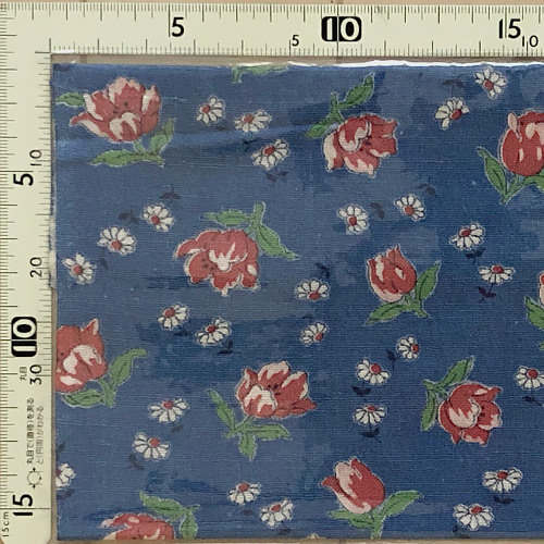 海外で人気の【フィードサック】 1930年代アメリカ製 穀物袋のカットクロス ヴィンテージ布   UFS-148