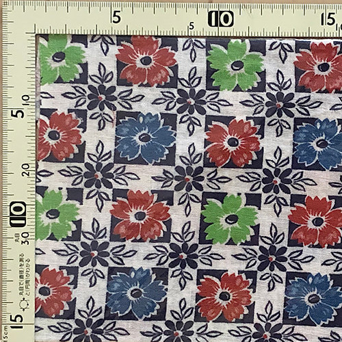 海外で人気の【フィードサック】 1930年代アメリカ製 穀物袋のカットクロス ヴィンテージ布   UFS-158