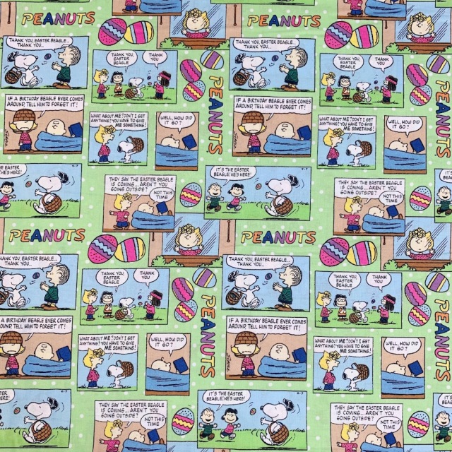 【Kidsプリント】 PEANUTS スヌーピー (UKS-215)  イエローグリーン