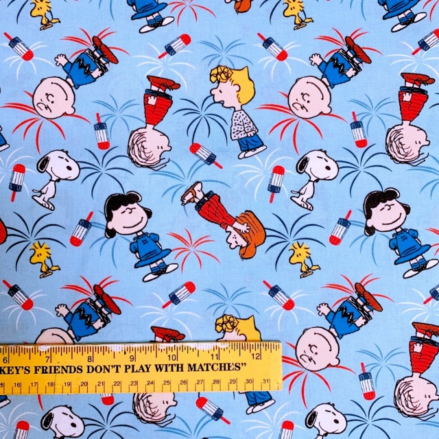 【Kidsプリント】 PEANUTS ピーナッツ スヌーピー 花火  (UKS-218)
