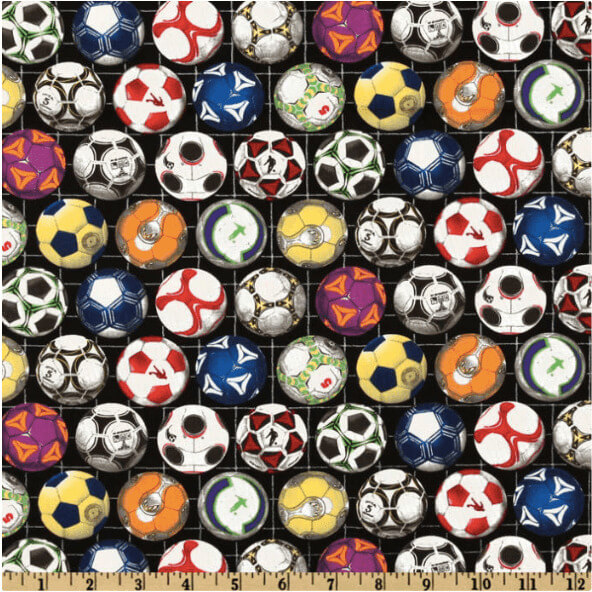 【Kidsプリント】サッカーボール／(UKS-204)