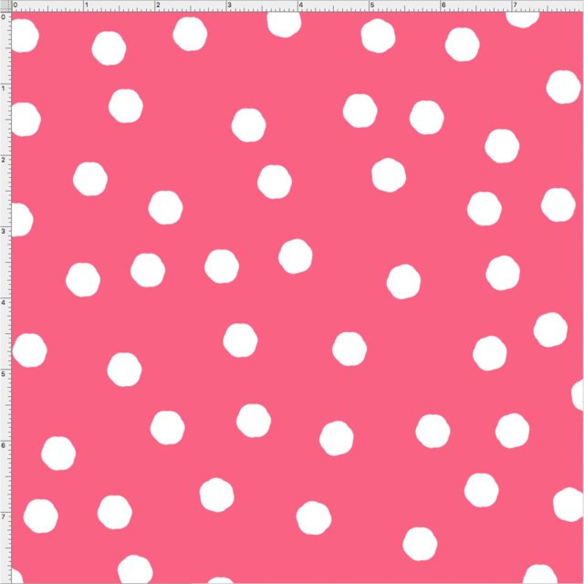 【Loralie Designs】-Jumbo Dots -  (ULH-127) ロラライハリス　ドット柄　ピンク系