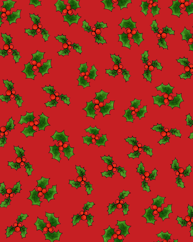 【Loralie Designs】- LOTSA HOLLY RED -(ULH-316)