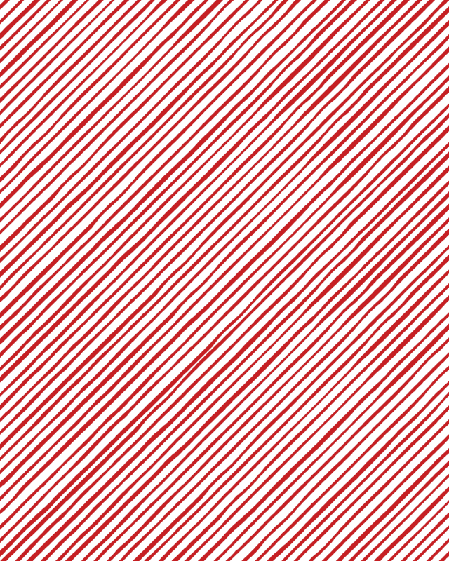 USAファブリック【Loralie Designs】ロラライハリス- QUIRKYBIAS STRIPE WHITE RED ストライプ柄 ホワイトレッド ホワイト系-(ULH-318)