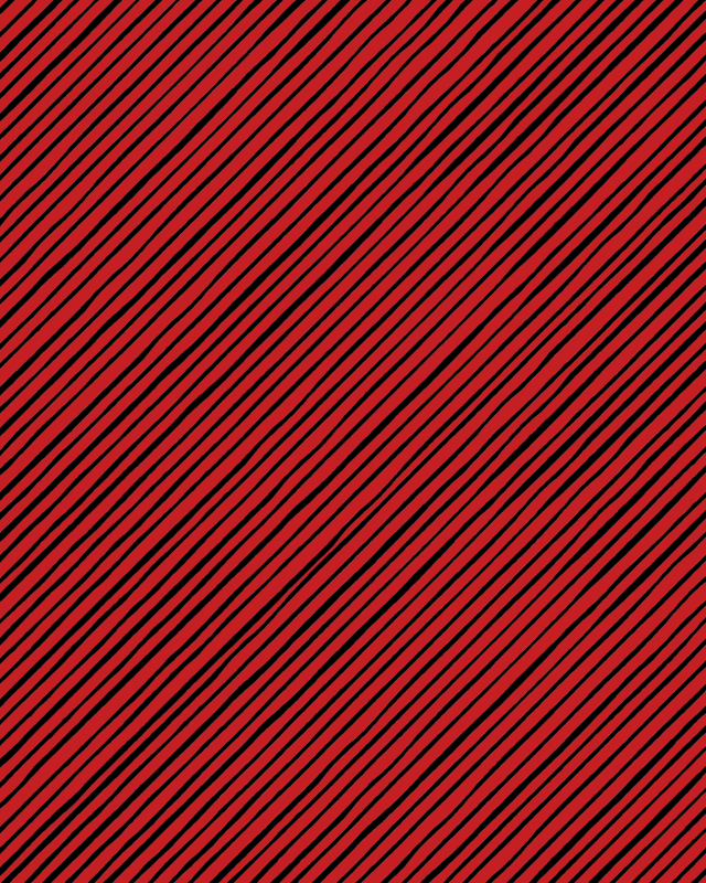 USAファブリック【Loralie Designs】- QUIRKYBIAS STRIPE RED BLACK -(ULH-319)ストライプ柄