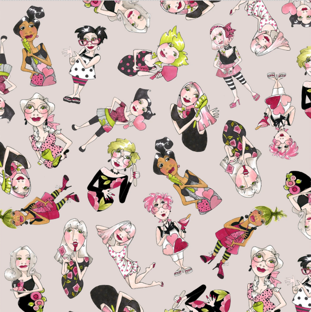 【Loralie Designs】- Tossed Lookers Gray - (ULH-333)