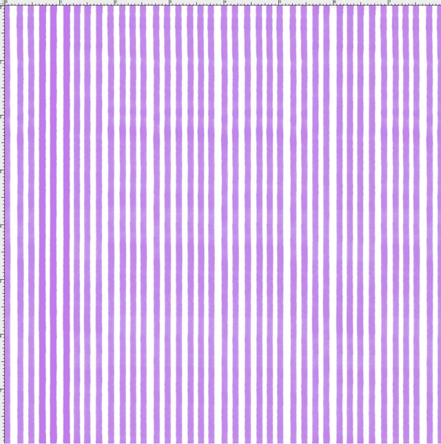 USAコットン 輸入生地【Loralie Designs】ロラライハリス - Lazy Stripe Purple / White Fabric  パープル×ホワイト (ULH-346)ストライプ柄