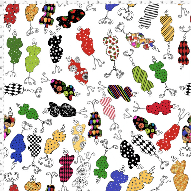 【Loralie Designs】- Flying Forms White -(ULH-398)