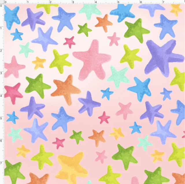 【Loralie Designs】- Happy Stars Pink 星柄 ピンクー -(ULH-406)