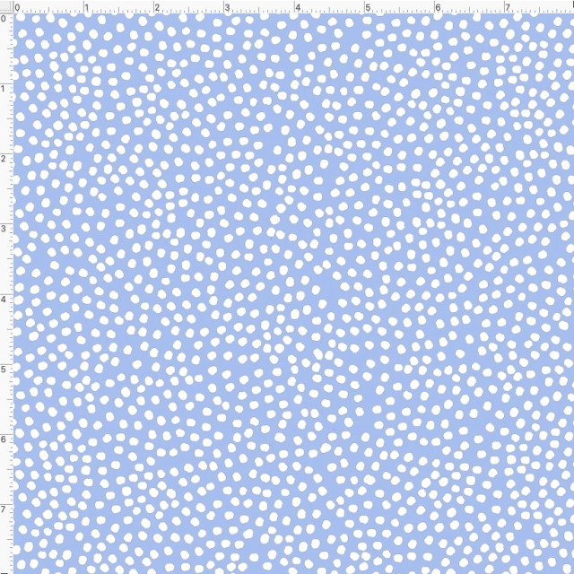 【Loralie Designs】- Bitty Dots Blue ドット柄 ブルー -(ULH-411)