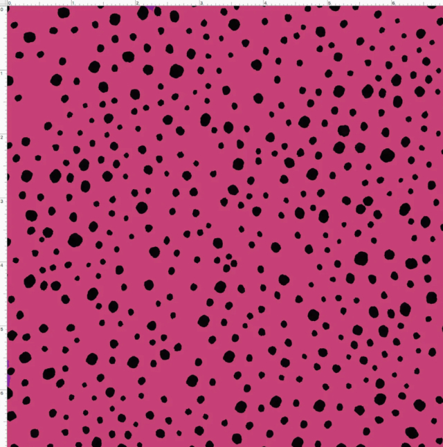 USA海外ファブリック【Loralie Designs】Pepper Dots Pink Fabric  ペッパードットピンク  ドット柄 ピンク系 (ULH-437)