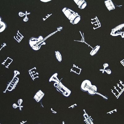 音楽柄50x55cm(UMC-021)カラーバリエーション