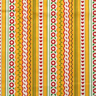 【Mary Engelbreit】 50x55cm(UME-018)花柄ストライプ