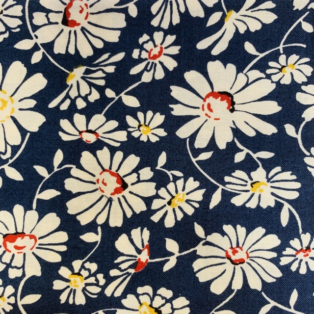 Ü ☆Handmade☆名古屋帯 『USAコットン・お花✖️ドット』