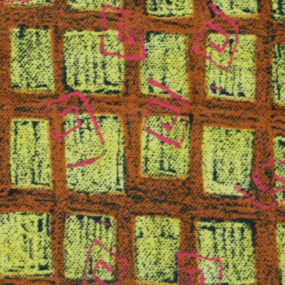 【チェックプリント】50×55cm (UOTS-013)