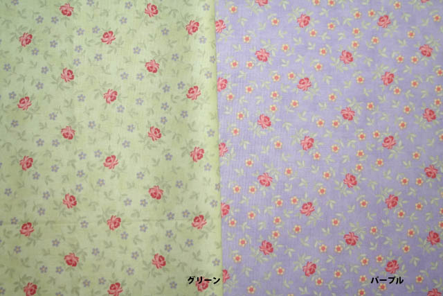 USAコットン  花柄   50x55cmサイズのみ　2色展開  (UOTS-149)