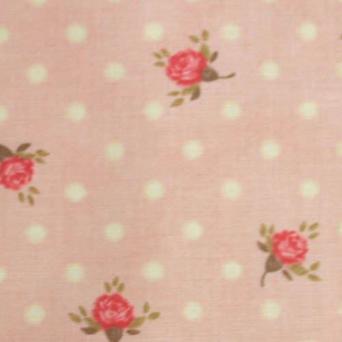 【USAコットン】ドット 花柄 バラ柄　(UOTS-247)　
