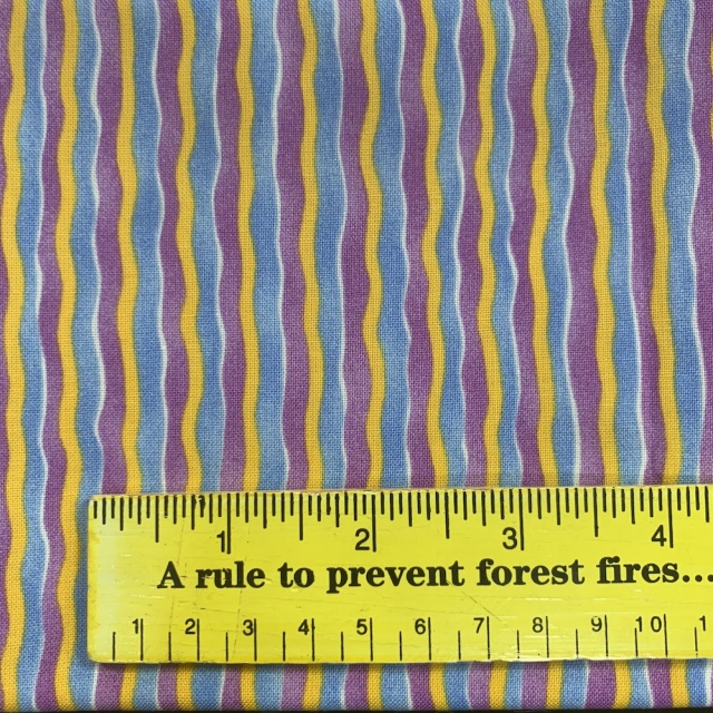 【USAプリント】50x55cm (USP-095)ストライプ柄 ブルー系