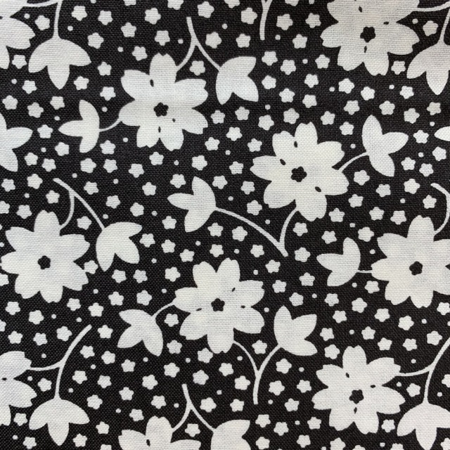 USAコットン【サーティーズ（1930年代の復刻版生地）】レトロ花柄  (UTH-014)