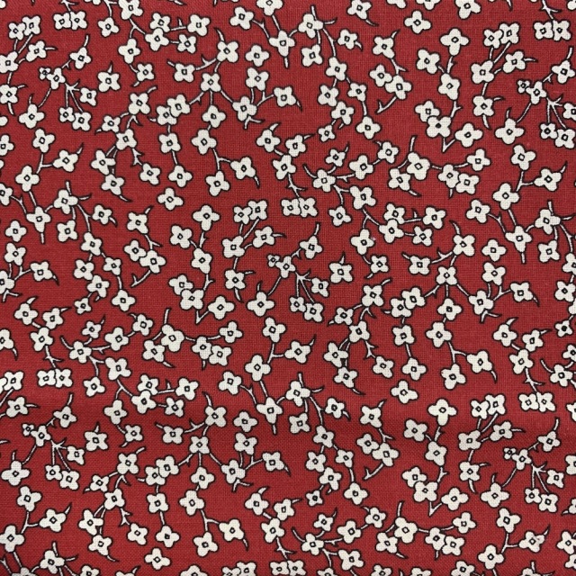 USAコットン【サーティーズ（1930年代の復刻版生地）】レトロ花柄  