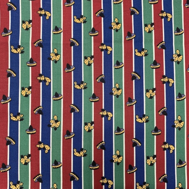 【サーティーズ】UTH-202 マルチカラー系 ストライプ/サボテン柄