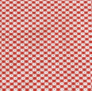 希少生地　USAコットン【サーティーズ（1930年代の復刻版生地）】レトロドットチェック柄　レッド系　33×37cm(UTH-231)