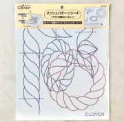 NOT-371【Clover】メッシュパターンシート  キルト図案  キルティング図案をプリントしたメッシュパターンシート/3.なわ