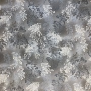 【国産プリント】JOT-191 グレー系 植物柄　50x110cm