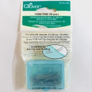 【 Clover 】 Fork Pins (35 pcs) フォークピン 35本入り  フォーク型ピン  裁縫  まち針(NOT-259)
