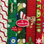 USA輸入生地【クリスマス柄】5枚セット(SE-XMAS002)