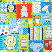 【動物プリント】50x55cm (UAN-056)
