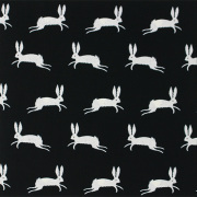 USA輸入生地【動物プリント】モノトーン  ウサギ柄   (UAN-064H)