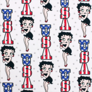【Betty Boop】USAコットン  ベティブープ アメリカン柄 (UBE-023)