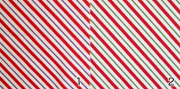 USA輸入生地【クリスマスデザイン】ストライプ柄  50x55cm (UCH-053)