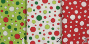 【クリスマス柄】ドット　(UCH-067H)