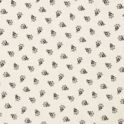 USAコットン【キャリコ】生成り系　2色展開　シンプルな花柄  50x110cm (UCR-337H)