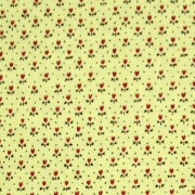 【キャリコ】50x55cm (UCRY-001) 小花柄  イエロー系