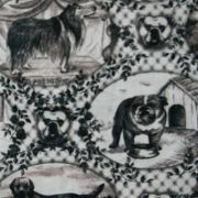 【犬柄プリント】50x55cm (UDG-019) カラーバリエーション