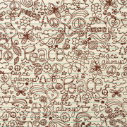 【英字プリント】50x55cm (UEG-066) カラーバリエーション