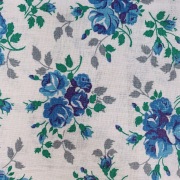 海外で人気の【フィードサック】  1930年代アメリカ製  穀物袋の布地  ヴィンテージ布    花柄　UFS-288