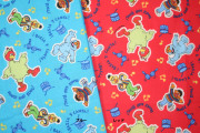 Kidsプリント　セサミストリート柄のUSA輸入生地  50×55cm (UKS-055)