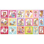 【Loralie Designs】-It's a Party Fabric Panell- 60x110cm (ULH-148)  ロラライハリス パネル生地