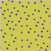 【Loralie Designs】- Halo Dots Green Fabric -ドット柄(ULH-151)グリーン系