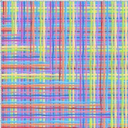 【Loralie Designs】-Calico Plaid Turquoise(ターコイズ) Fabric  -(ULH-156)　チェック柄