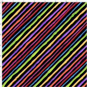 USAファブリック【Loralie Designs】- Quirky Bias Stripe Black-(ULH-369)ストライプ柄