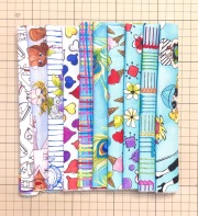 USAインポートファブリック【 Loralie Designs 】ロラライハリス生地 通常から1,100円もお得な10枚セット(ULH-375) チェックやストライプ  ブルー系